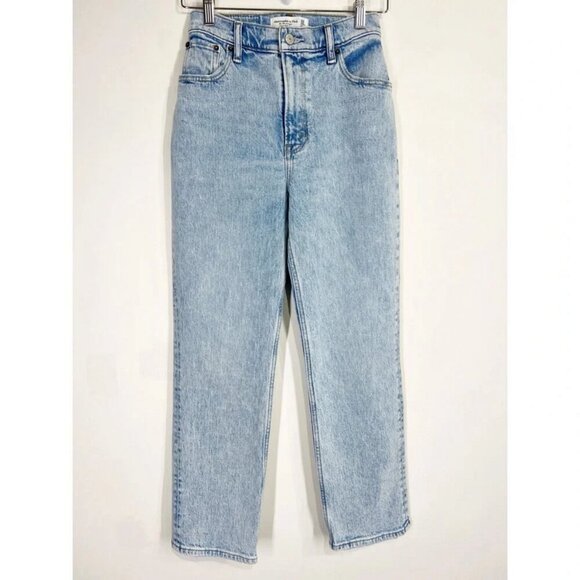 Abercrombie 90s Curve Love Jeans 00 XS Extra Short - Picture 3 of 9